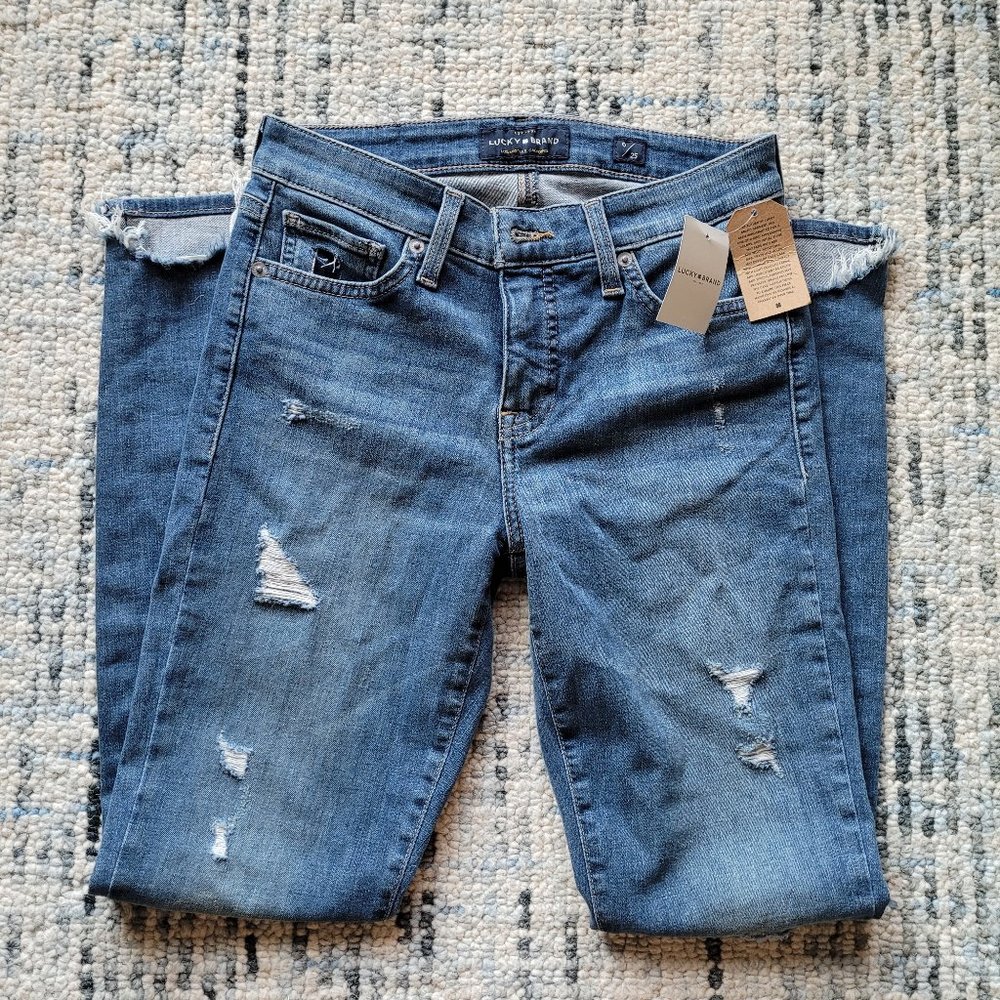 Lucky Brand Women's size zero (0/25) Ava Super Skinny Jeans Like New WIth Tags
